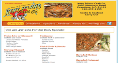 Desktop Screenshot of kentislandcrab.com
